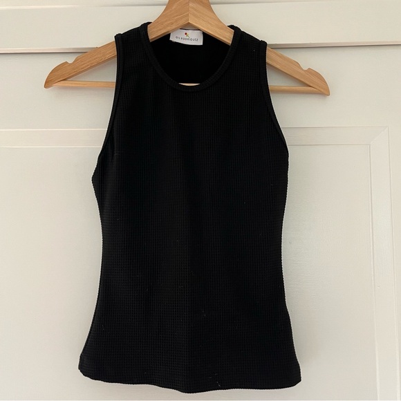 Gil Rodriguez Balck Drew Thermal Tank Top - Picture 1 of 6